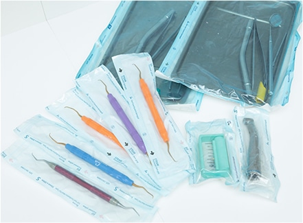 患者様ごとの器具使用