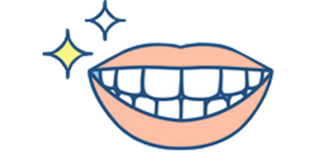 整った歯列が顔立ちを端正に見せる