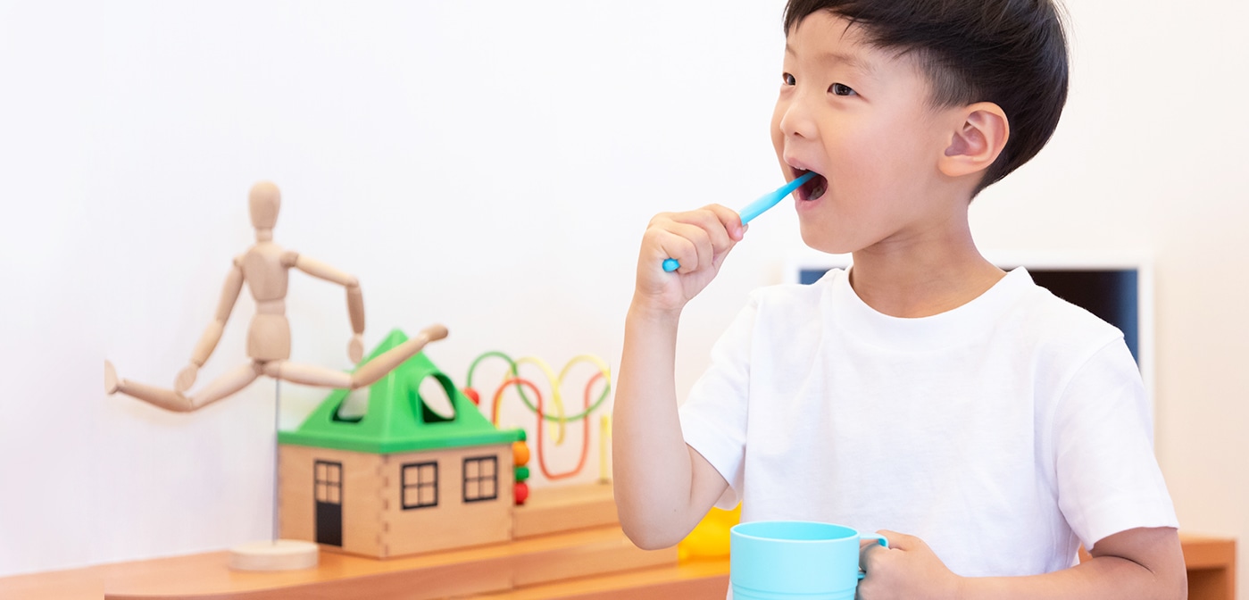 お母さんがa守るこどもの歯